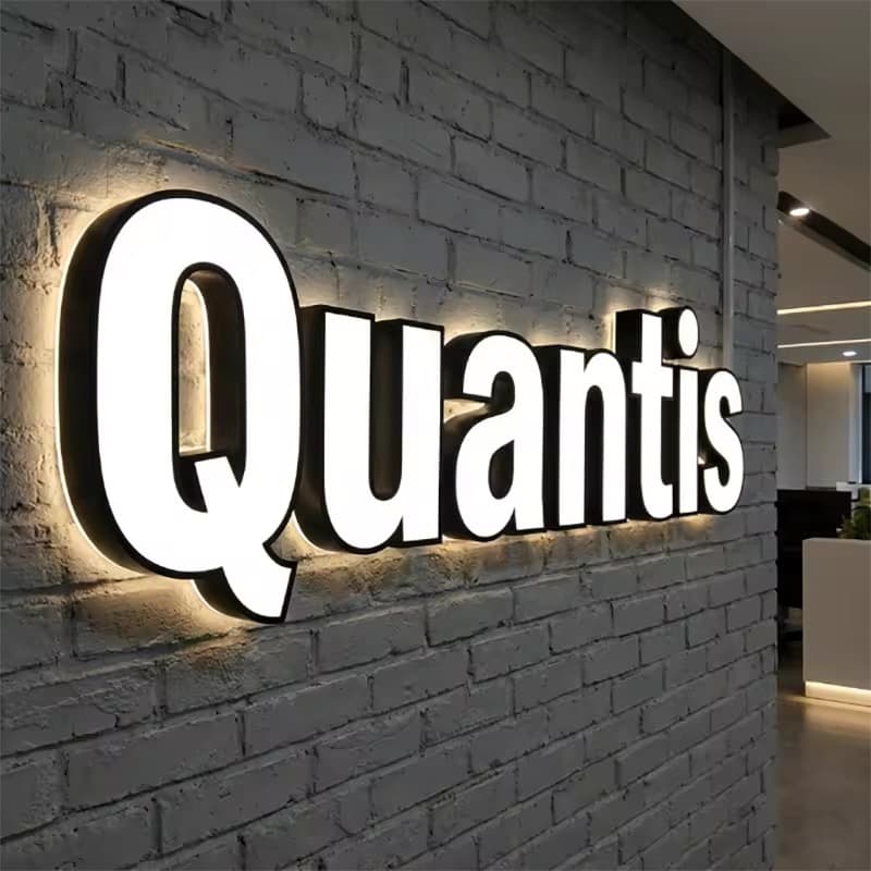 3D Front-Lit And Backlit Signs