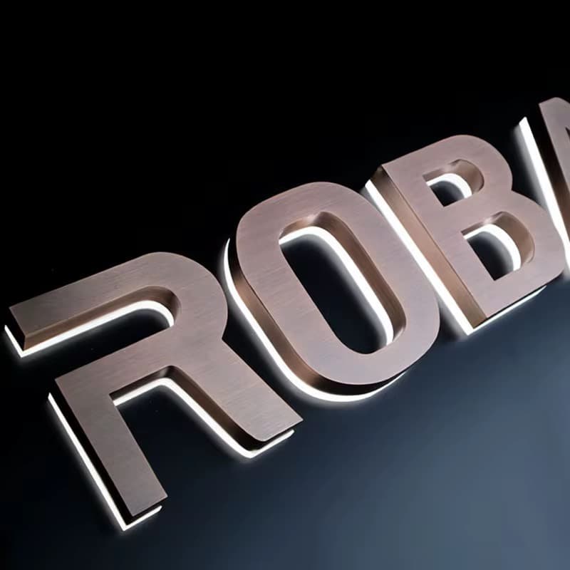 A more tactile 3D letter finish