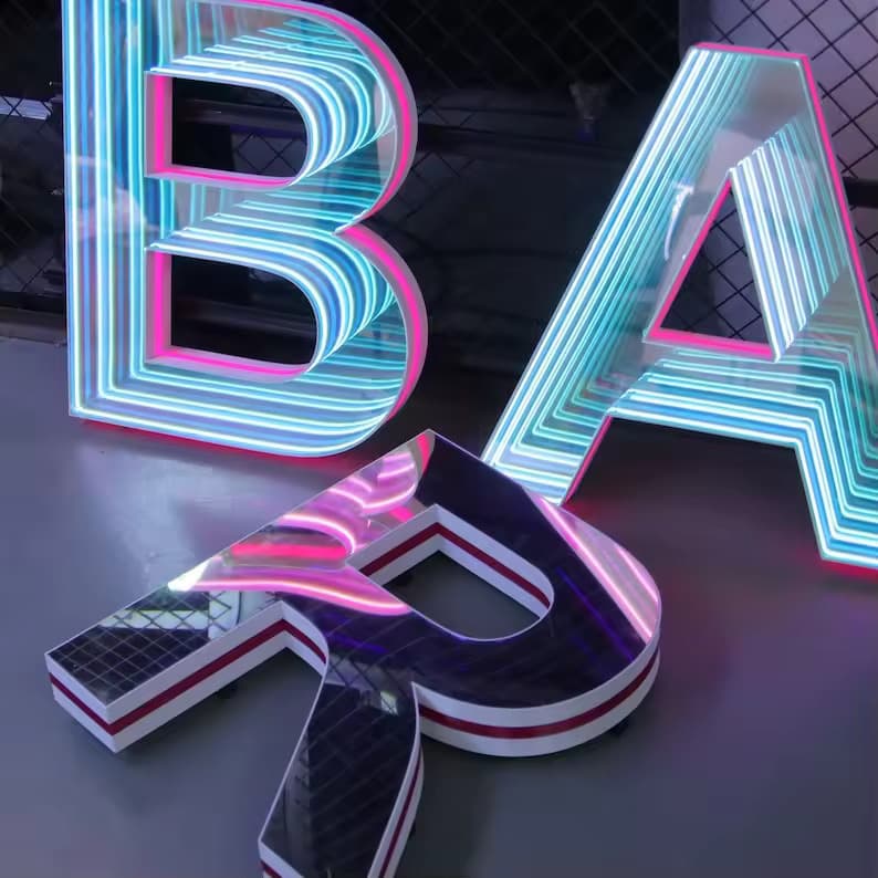 Not Just Neon sign selection and production guidance