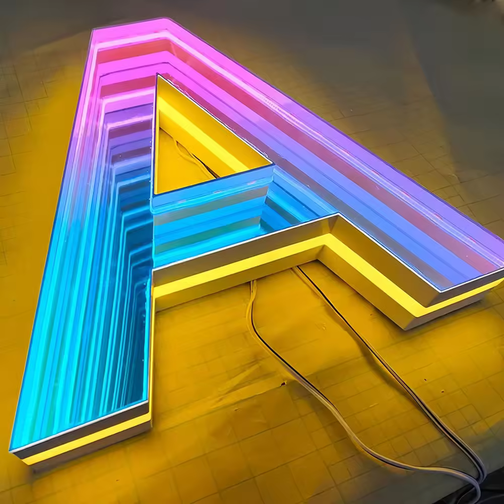 Custom Infinity Mirror Signs