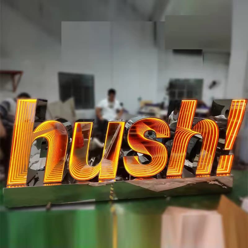 Room and display lettering