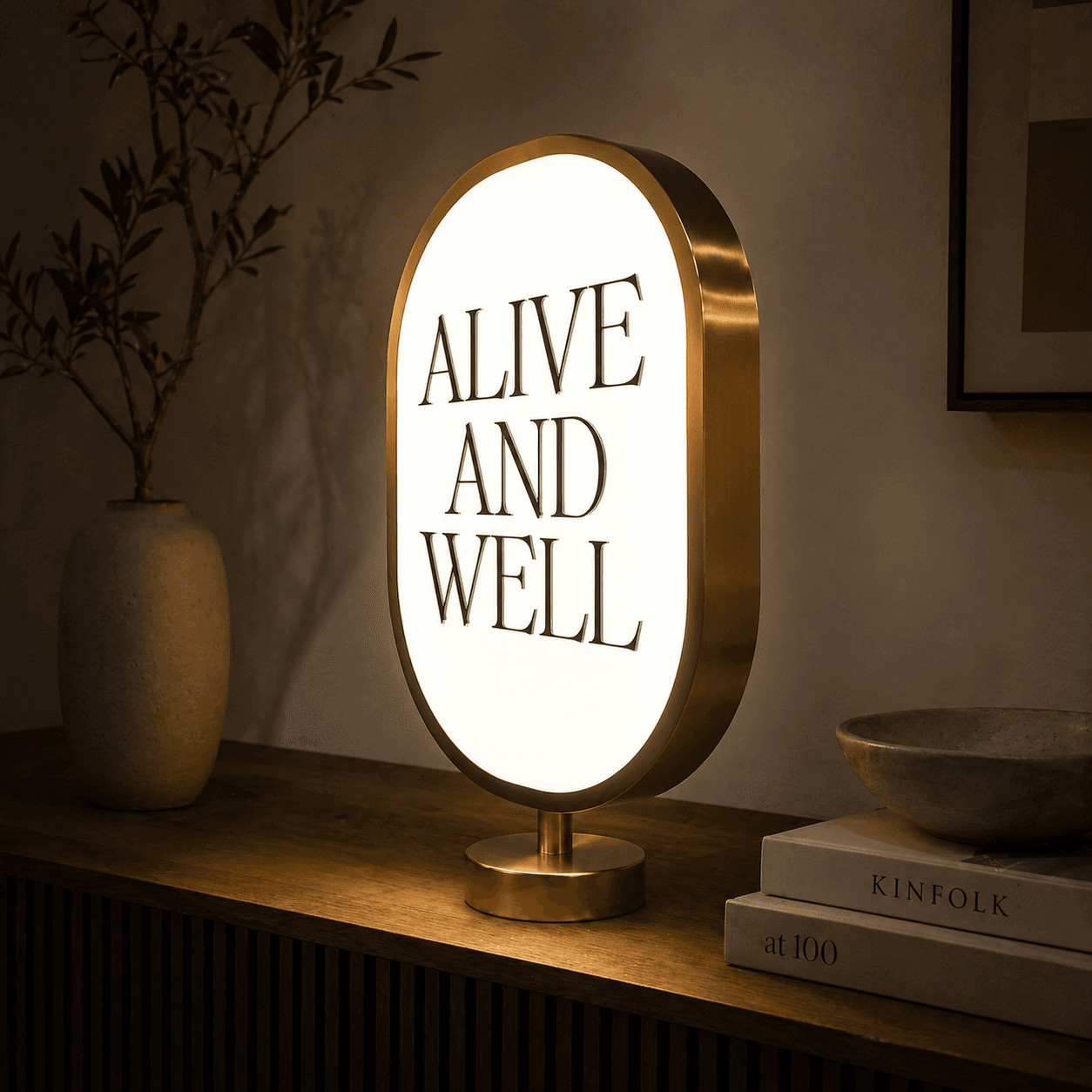 Lightbox-led brand panel
