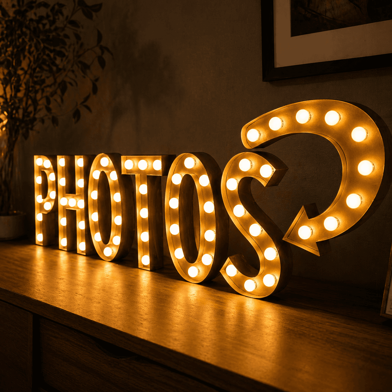 When you want a sign with more theatre and personality