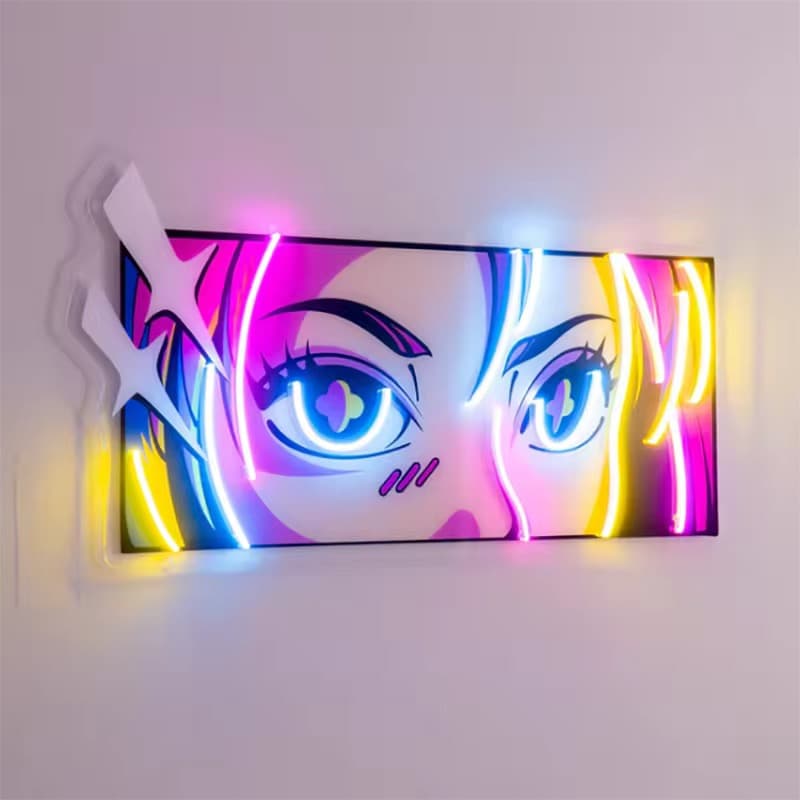 Print and glow in one sign