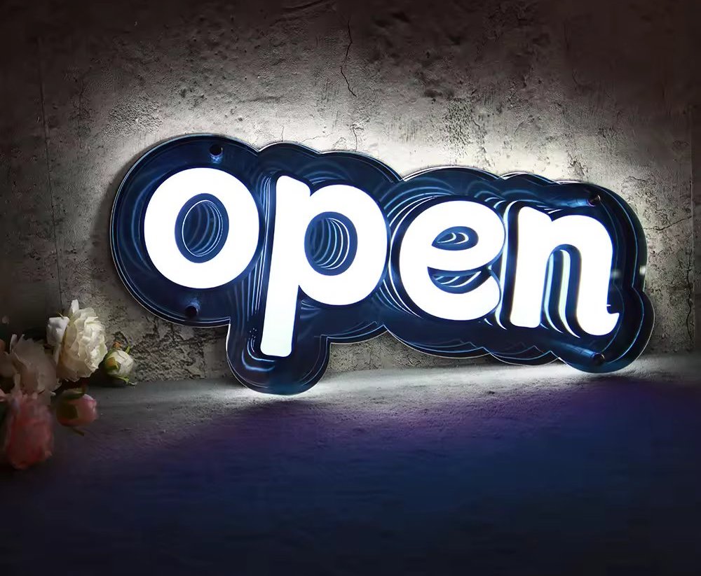 front lit mirror led neon sign front lit mirror led neon sign